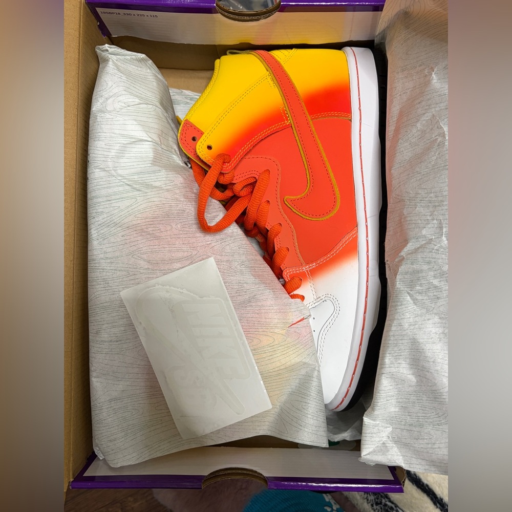 Nike High-Top Candy Corn Sneakers NWT